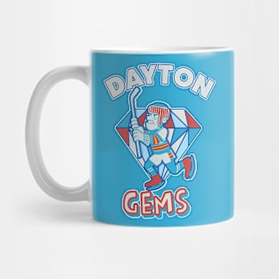 Defunct Dayton Gems Hockey Team Mug